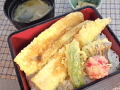 穴子天重
