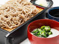 オクラとろろ蕎麦