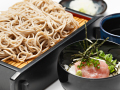 ネギトロ丼とせいろそば
