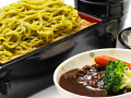 ミニカレーと茶そば