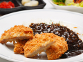 ヒレカツ黒カレー