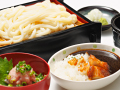 せいろうどんと ミニ丼セット(ミニカレー or ミニねぎとろ丼)